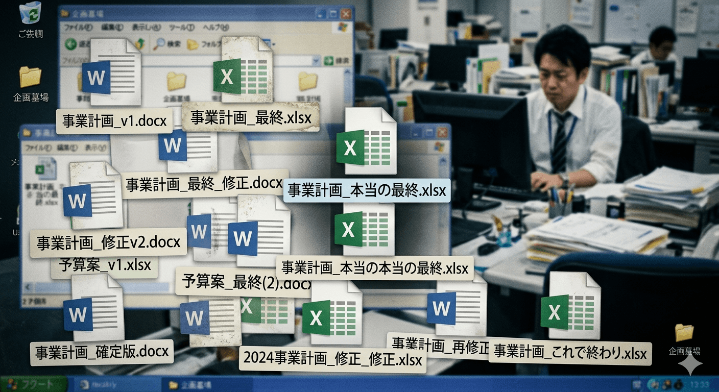 事業計画ファイルの墓場 — 最終、最終_修正、本当の最終...