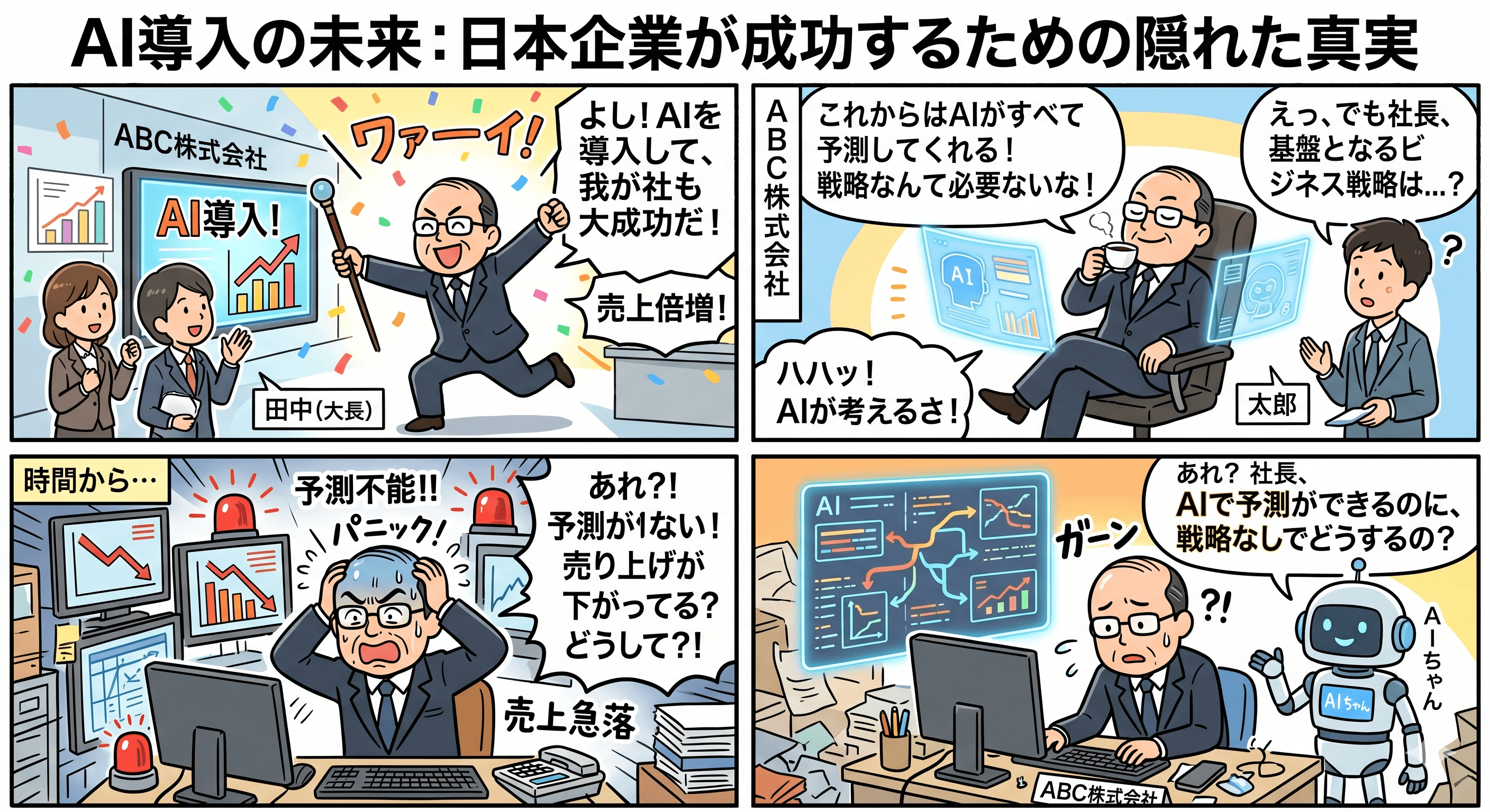 AI導入の未来:日本企業が成功するための隠れた真実